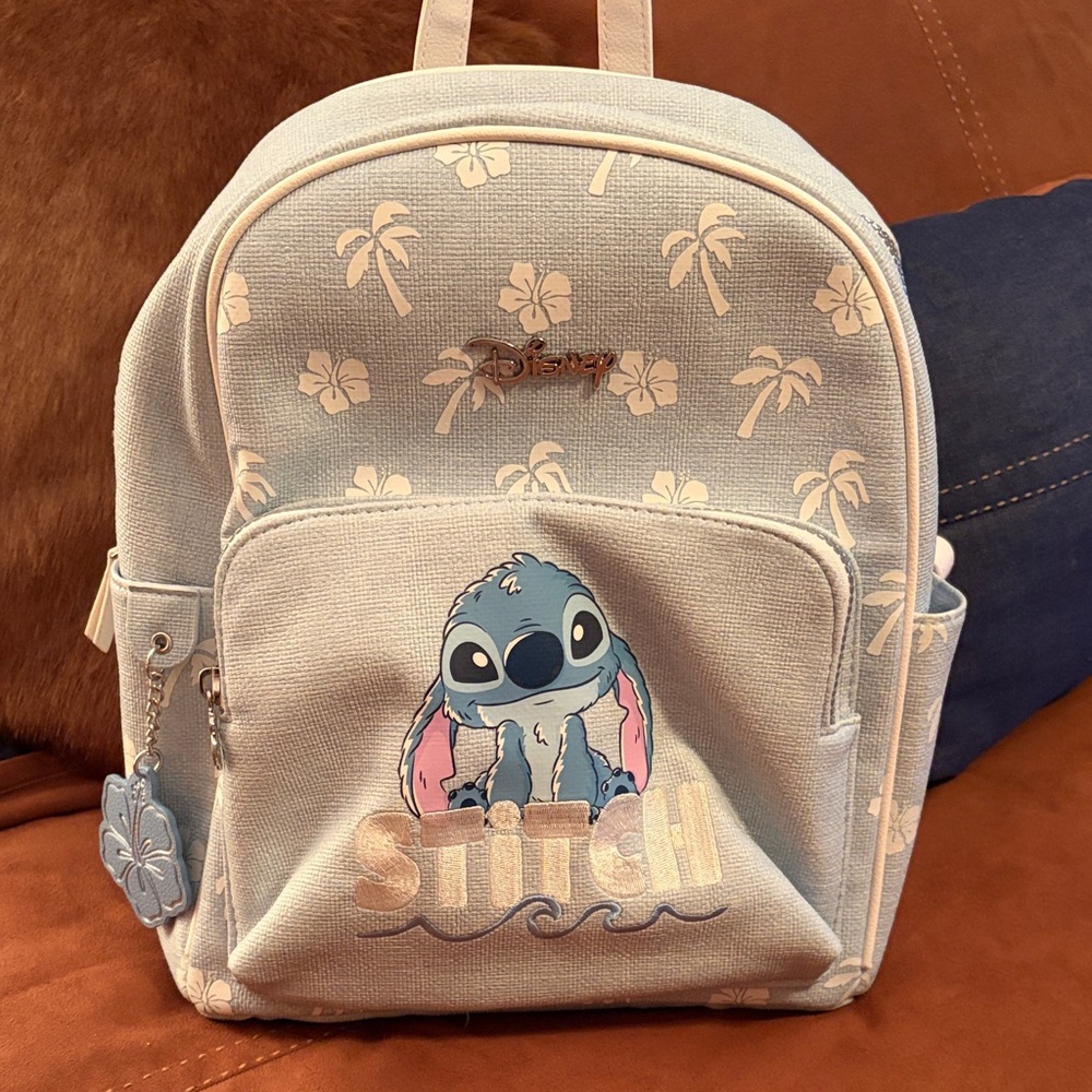 Disney Stitch Light Blue Kids Backpack